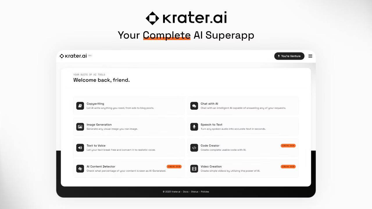 Krater.ai : 21% OFF